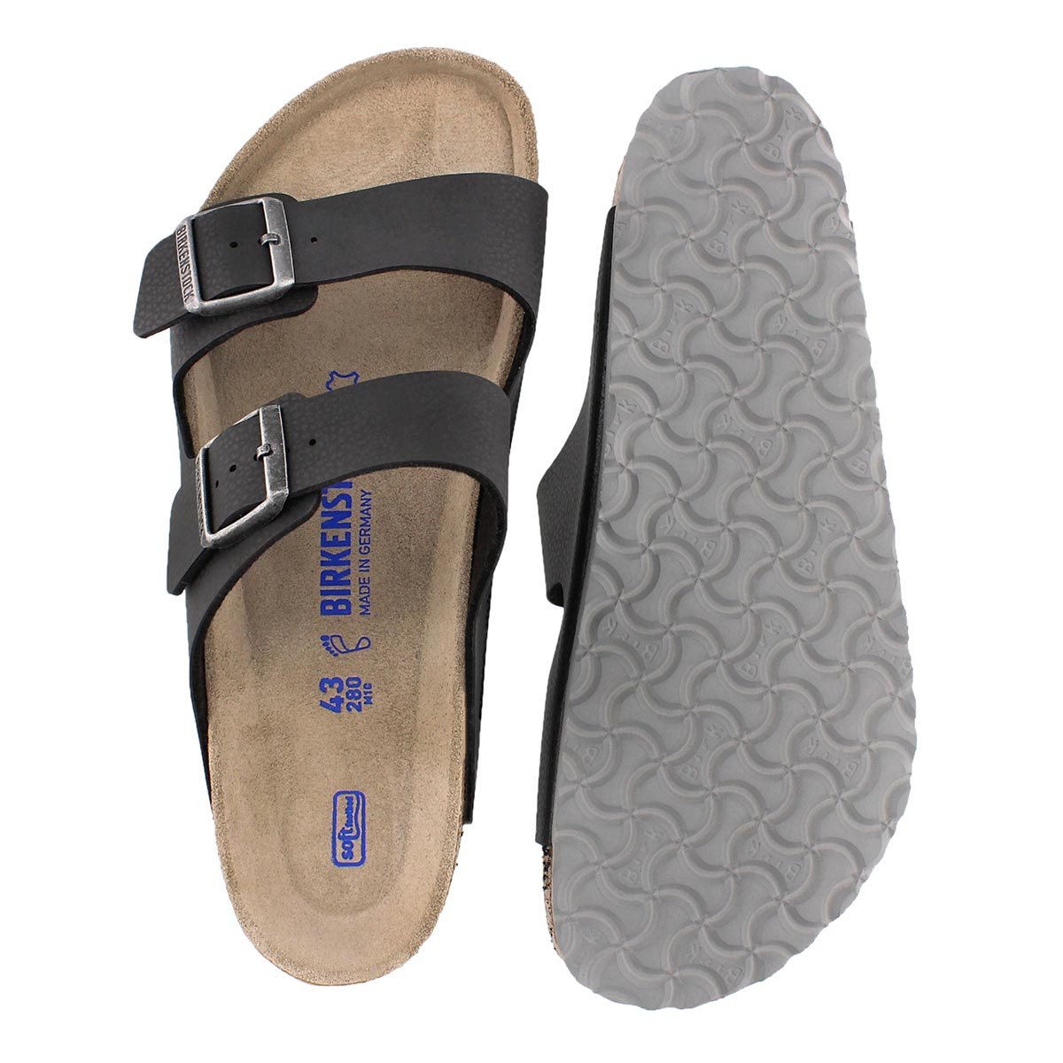 Birkenstock Men's Arizona 2 Strap Soft Cork Footbed Sandal eBay