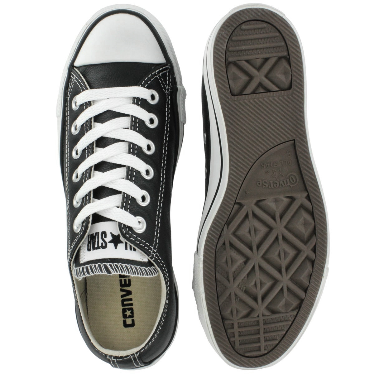 Boot+Tread+Patterns Converse Men's CHUCK TAYLOR ALL STAR LEATHER OX sneakers 107348 M
