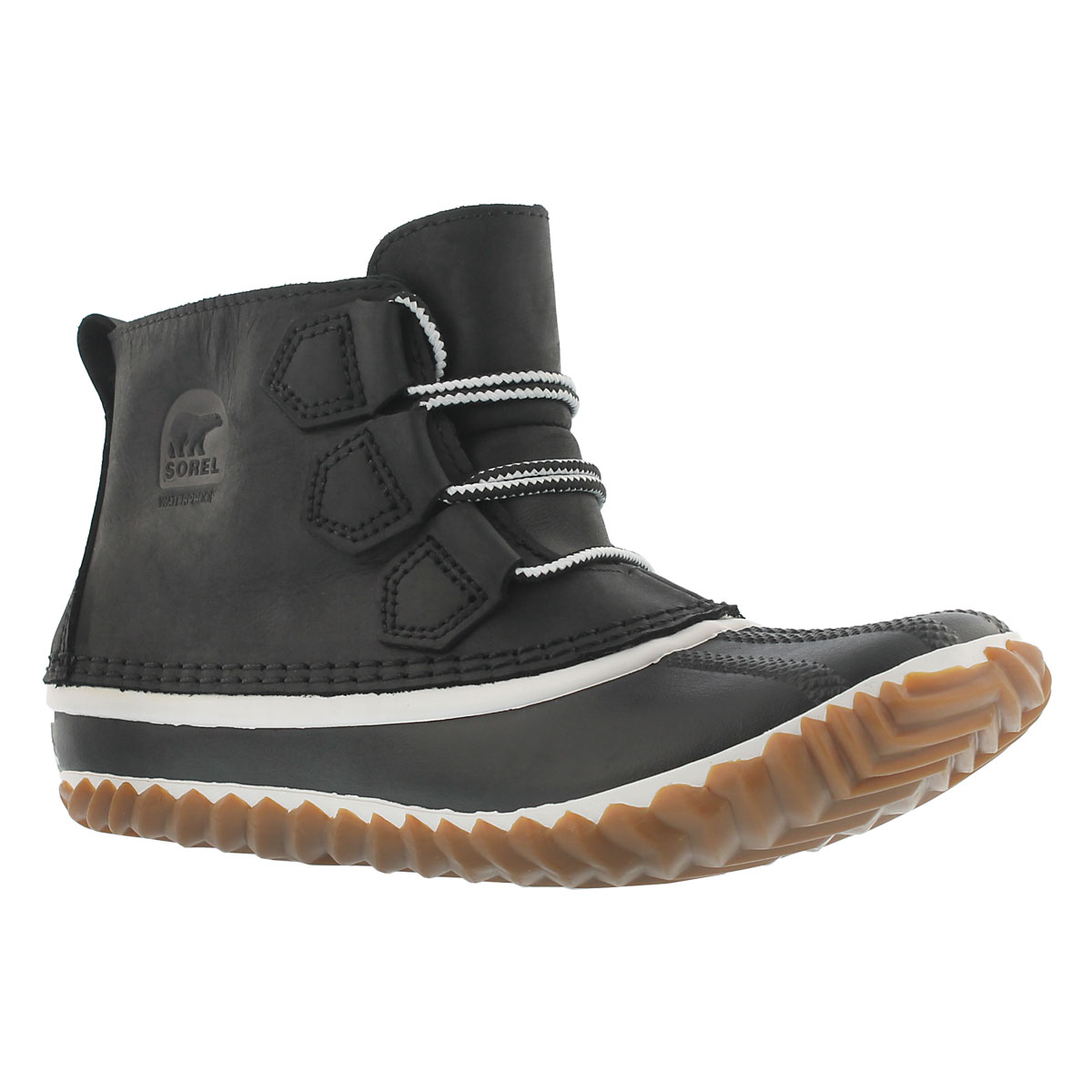 sorel leather duck boots