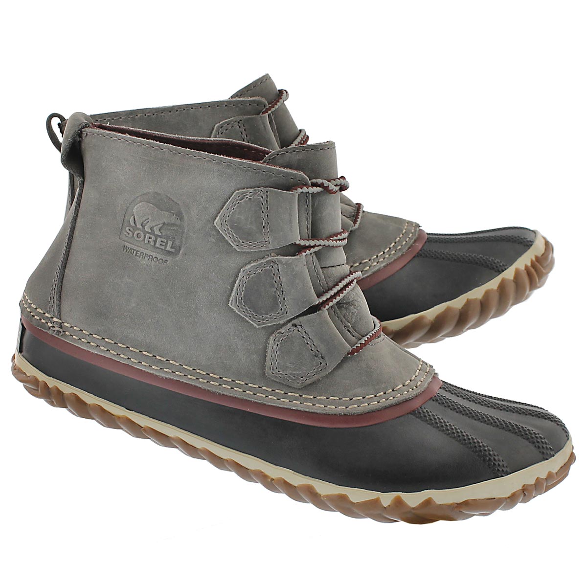 sorel leather duck boots