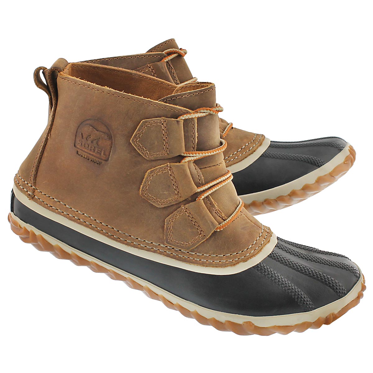 sorel leather duck boots