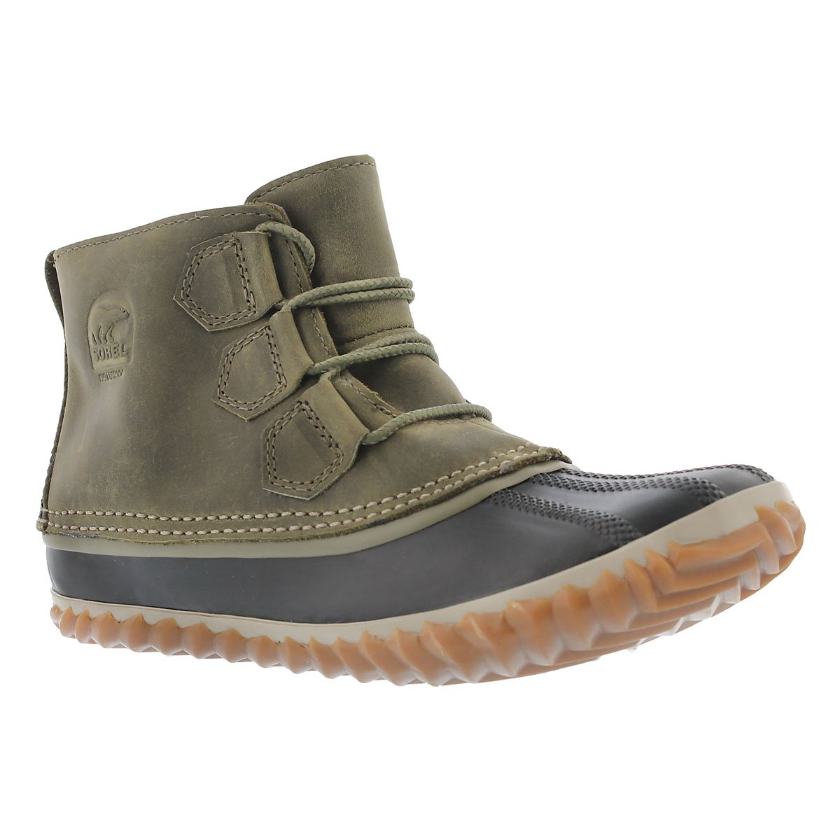 sorel leather duck boots