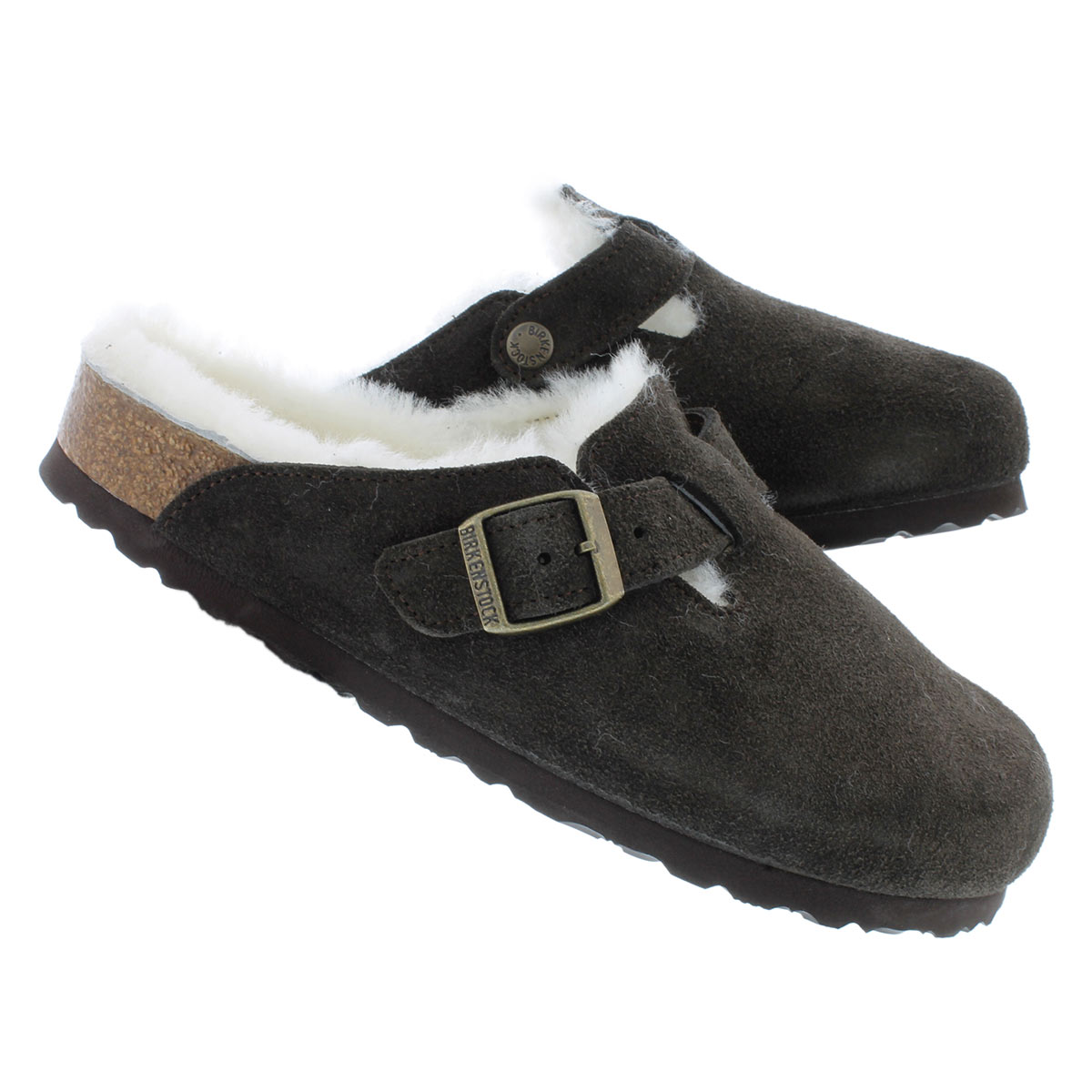 birkenstock shearling clog sale