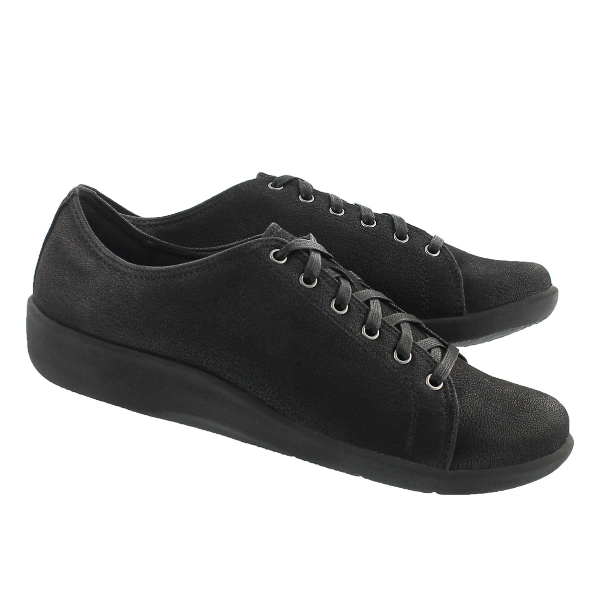 clarks lace up shoes for women's