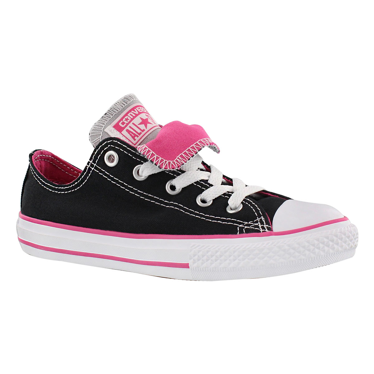 Converse Girl�s Chuck Taylor All Star Double Tongue Converse Girl�s Chuck Taylor All Star Double Tongue