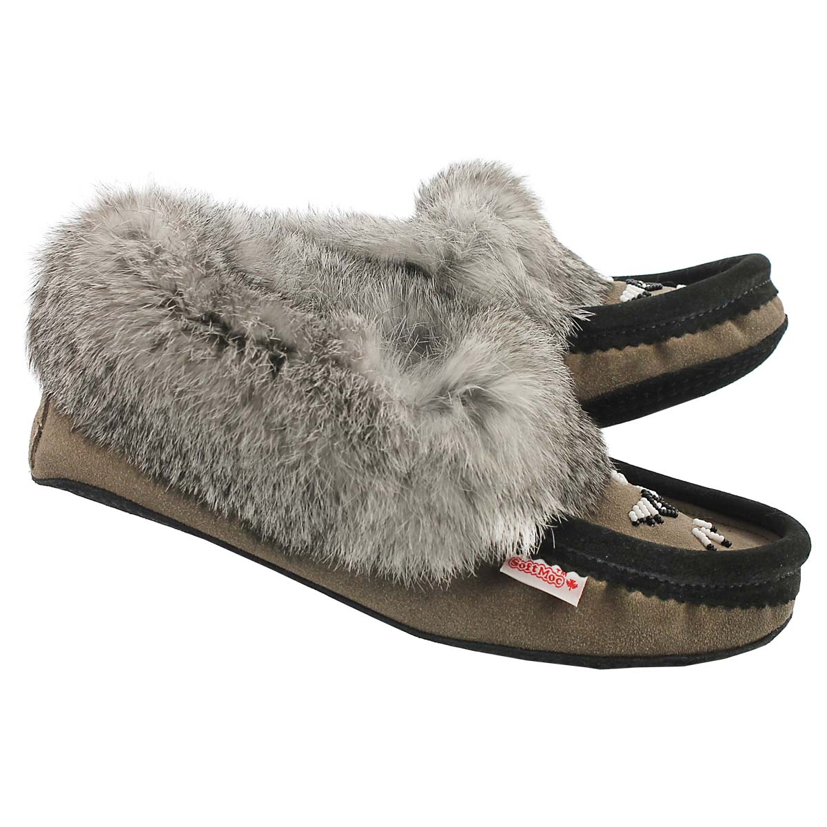fur lined driving moccasins