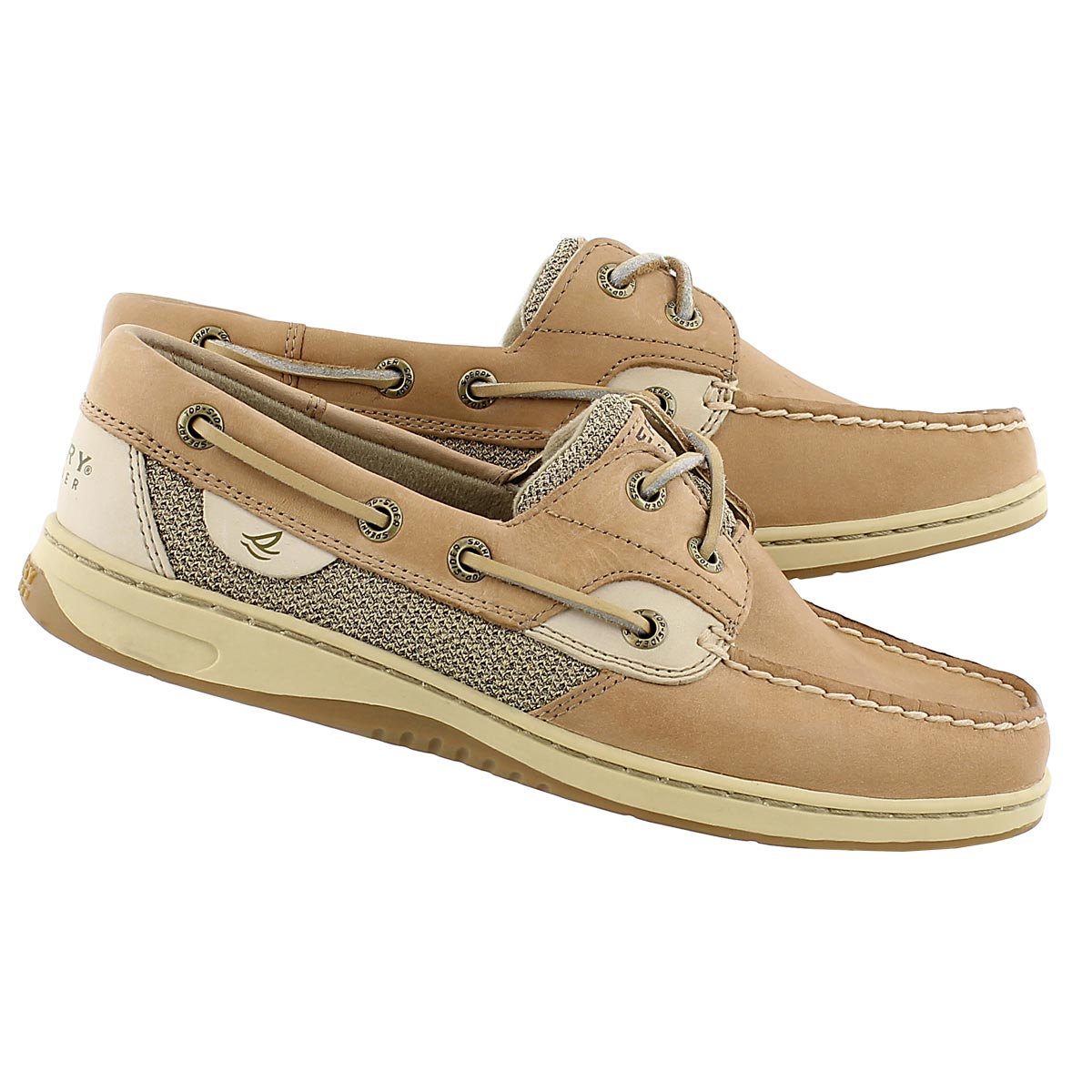 Sperry Women's BLUEFISH 2Eye linen boat shoes Wide 9276619