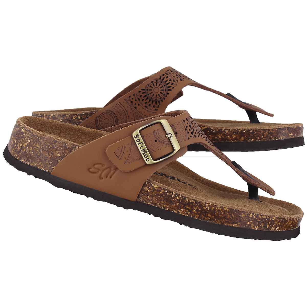 SoftMoc Women's Angy 5 Cork Footbed Thong Sandal | eBay