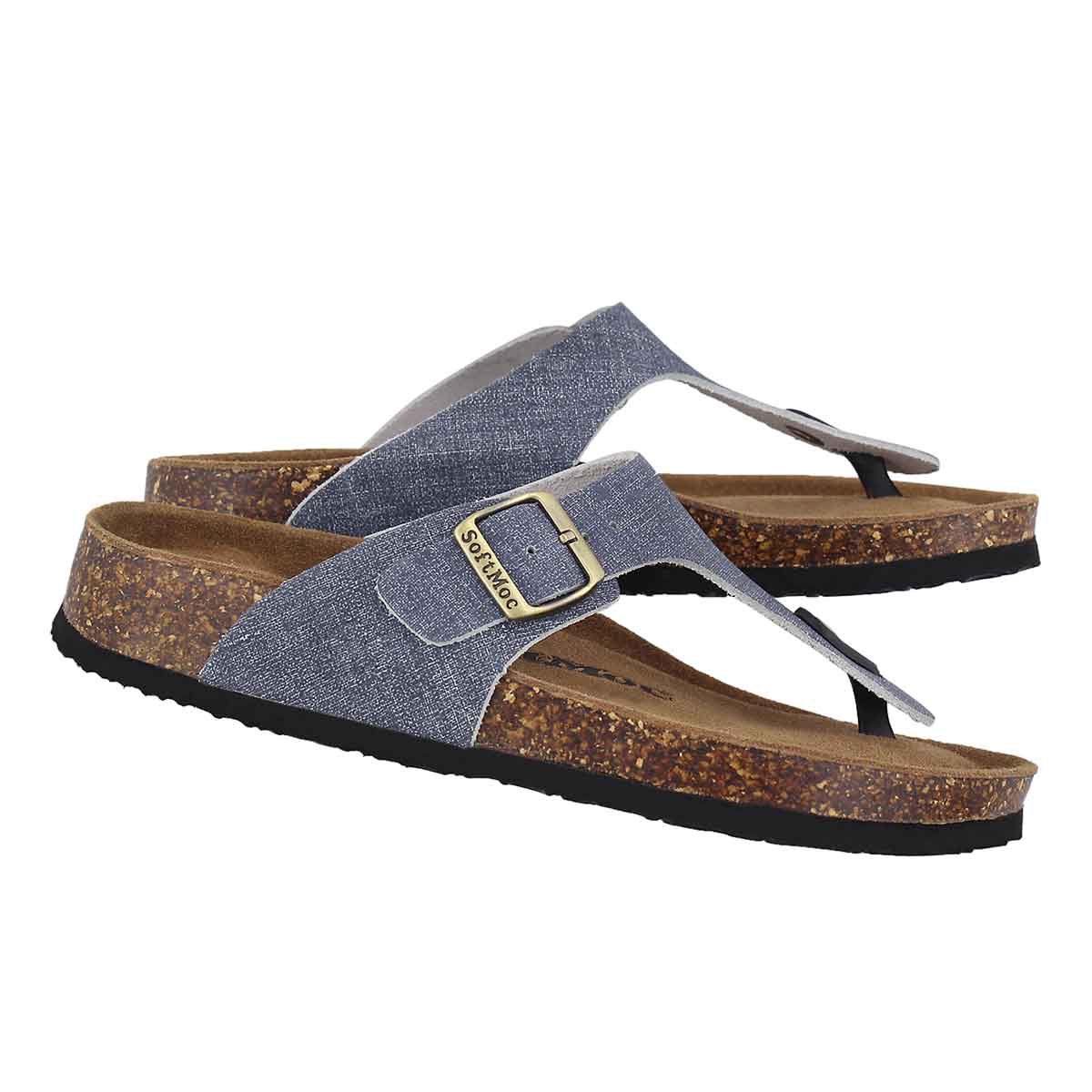 SoftMoc Women's Angy 5 Cork Footbed Thong Sandal | eBay