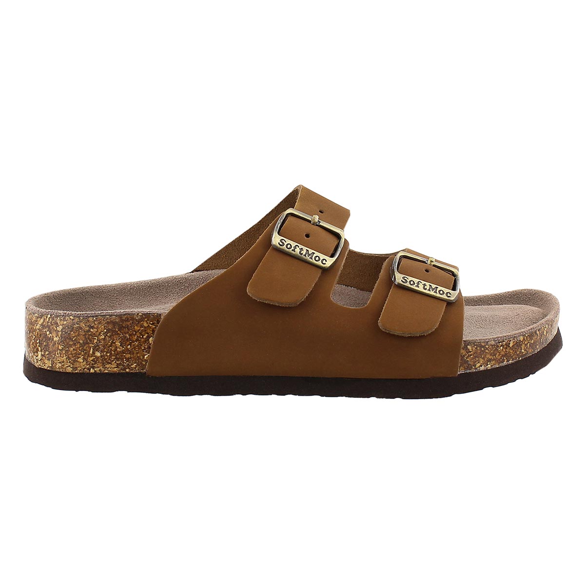 tan footbed sandals