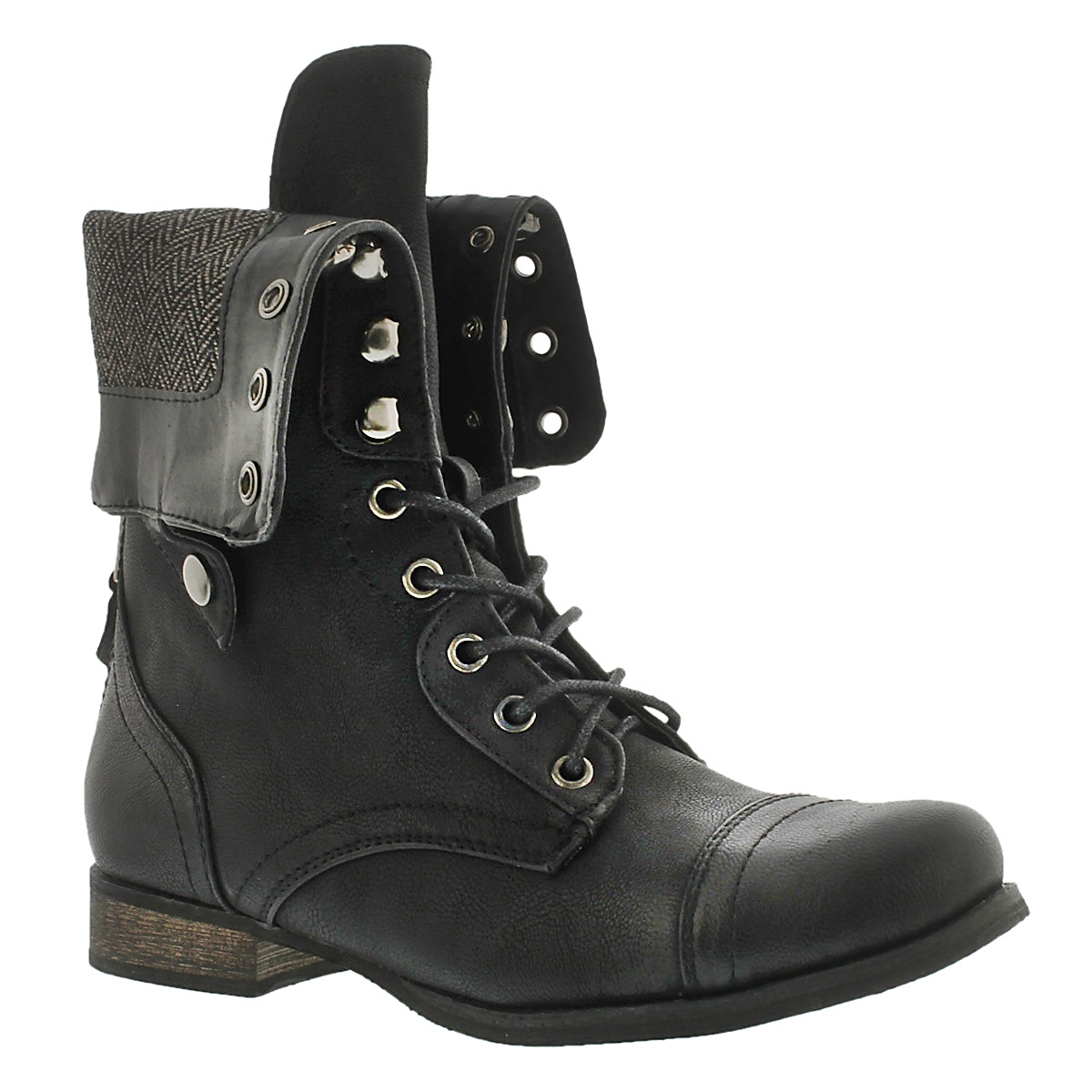 Black Combat Boots Women Fold Over Fold over combat boots Black Combat Boots Women Fold Over Fold over combat boots