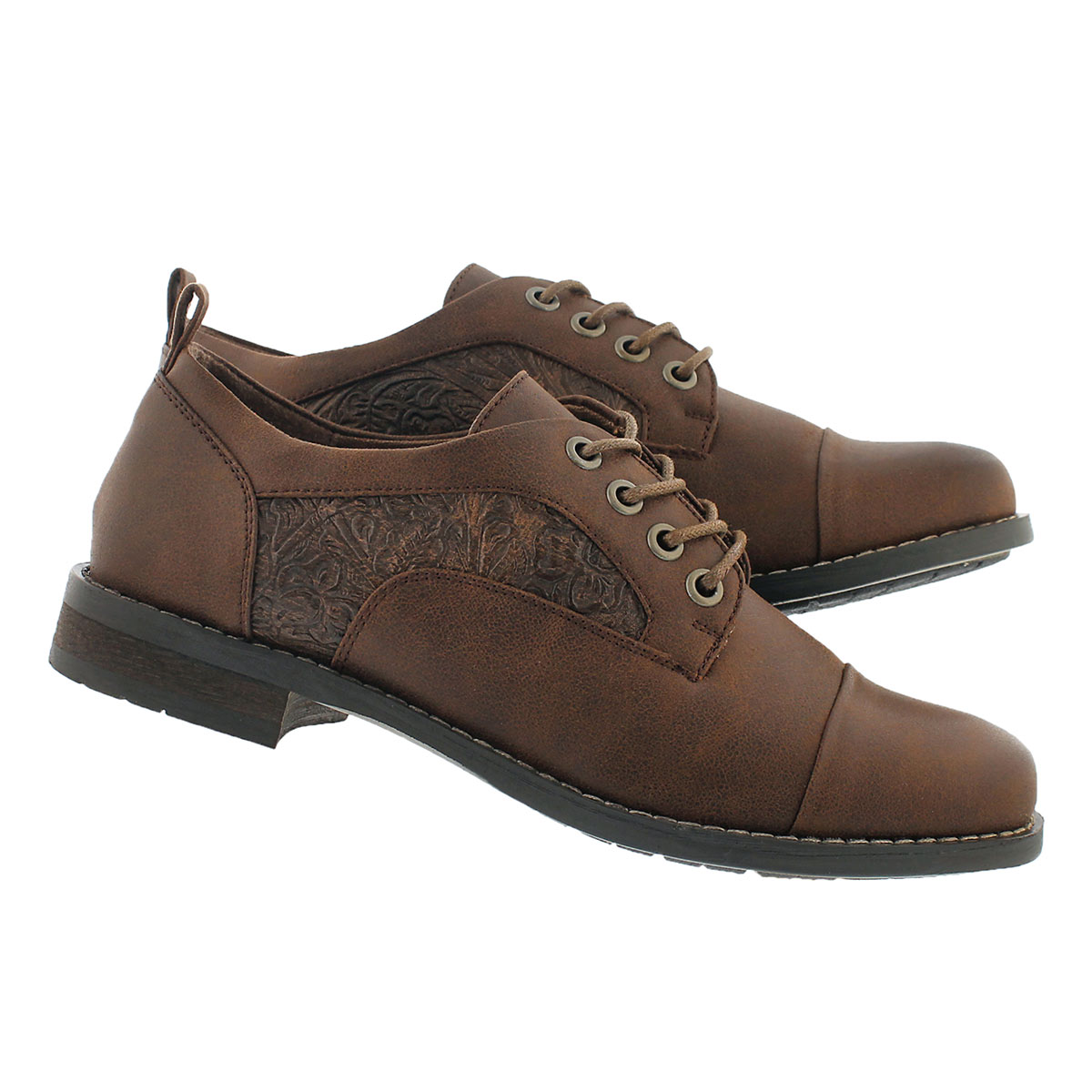 tan lace up