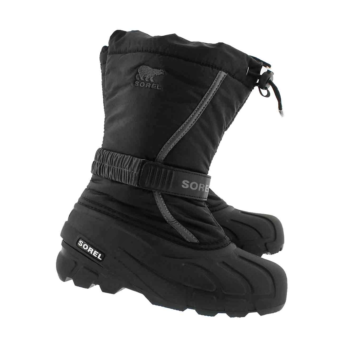 snow boots pull on