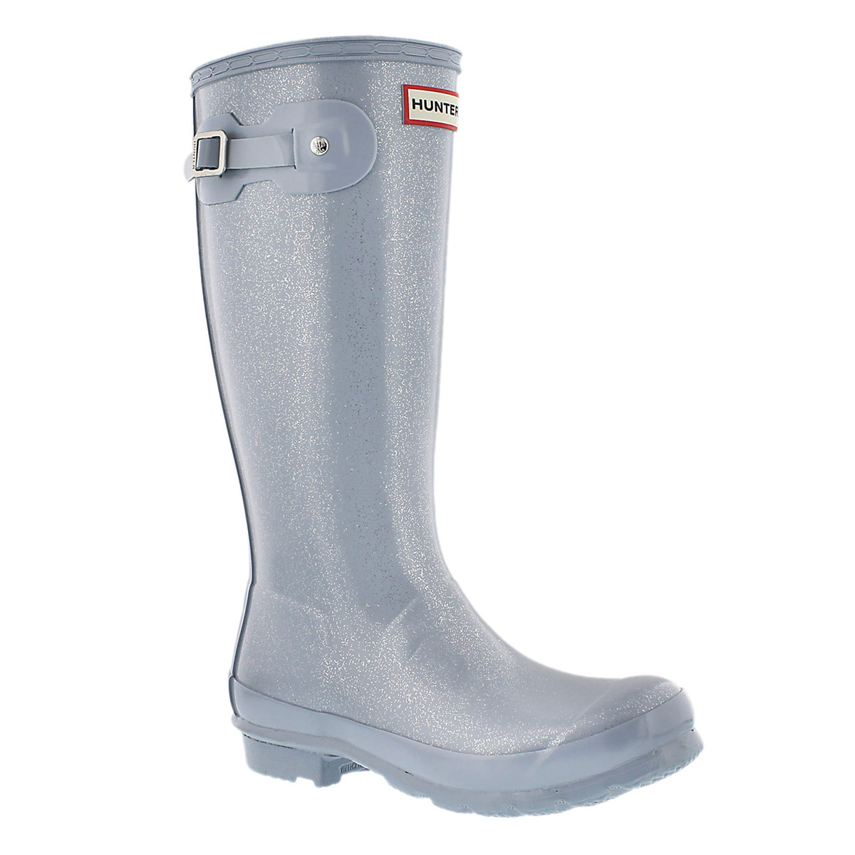 Hunter Girls' ORIGINAL GLITTER blue rain boots