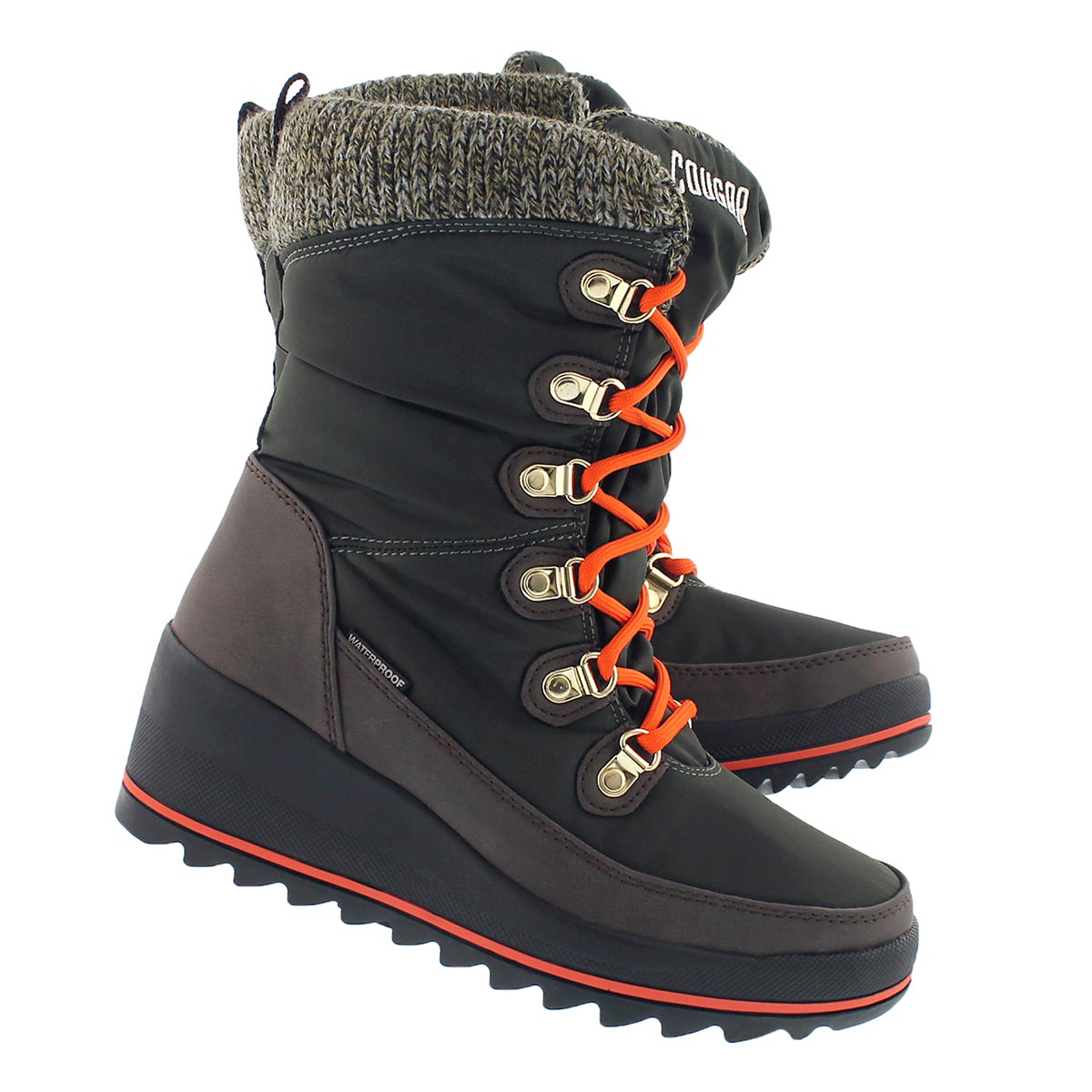 cougar women's waterproof insulated suede tall boots