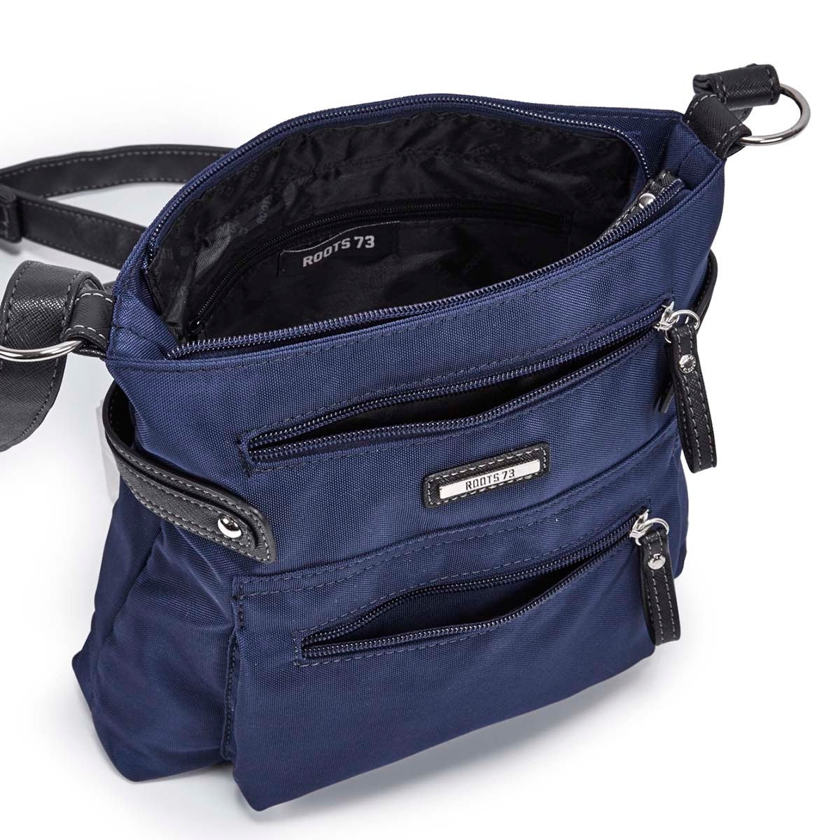 Roots Women's R4301 north/south navy cross body bag