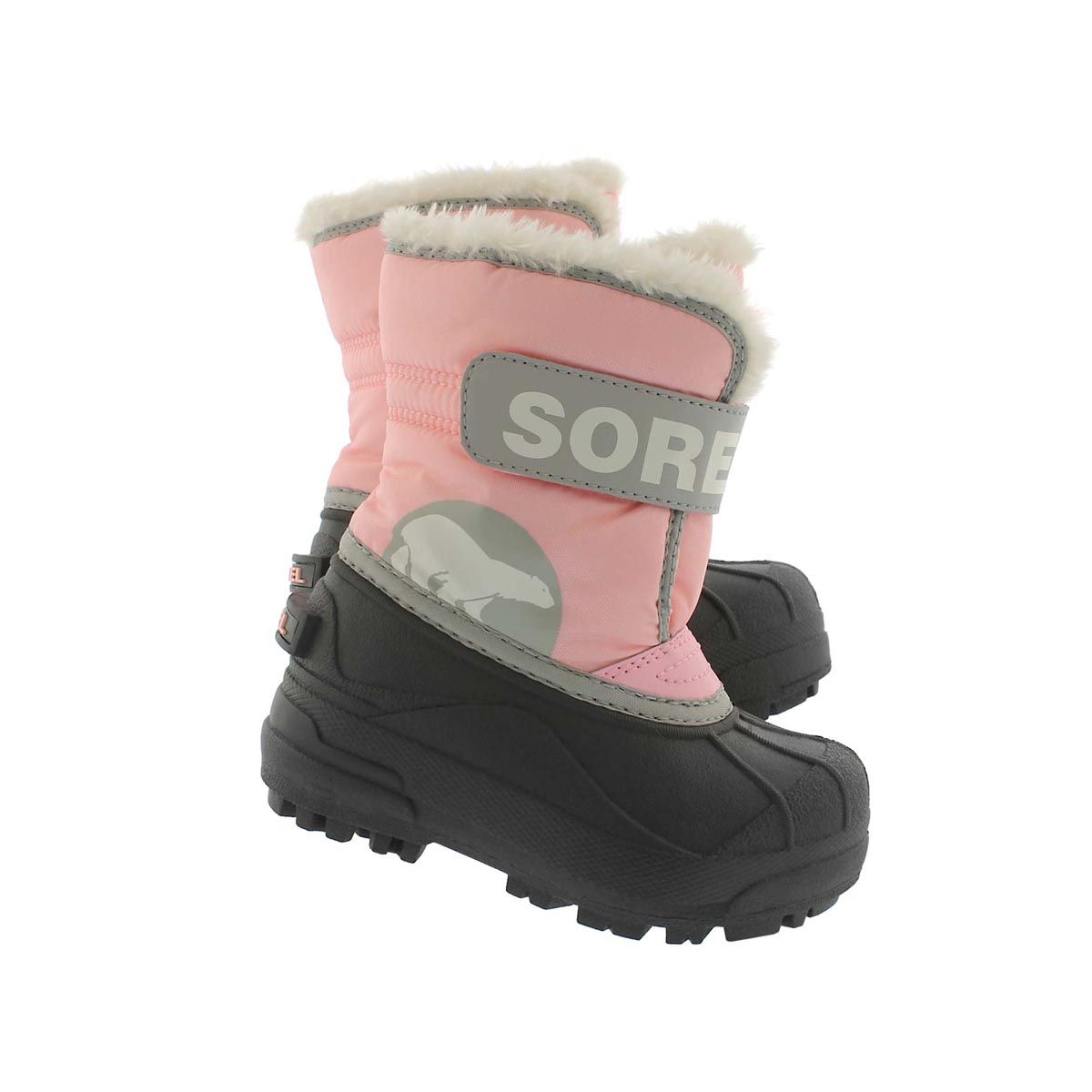 snow boots pull on