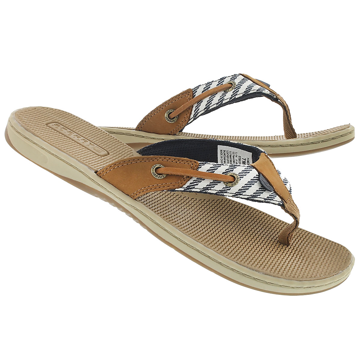sperry women's seafish thong sandals