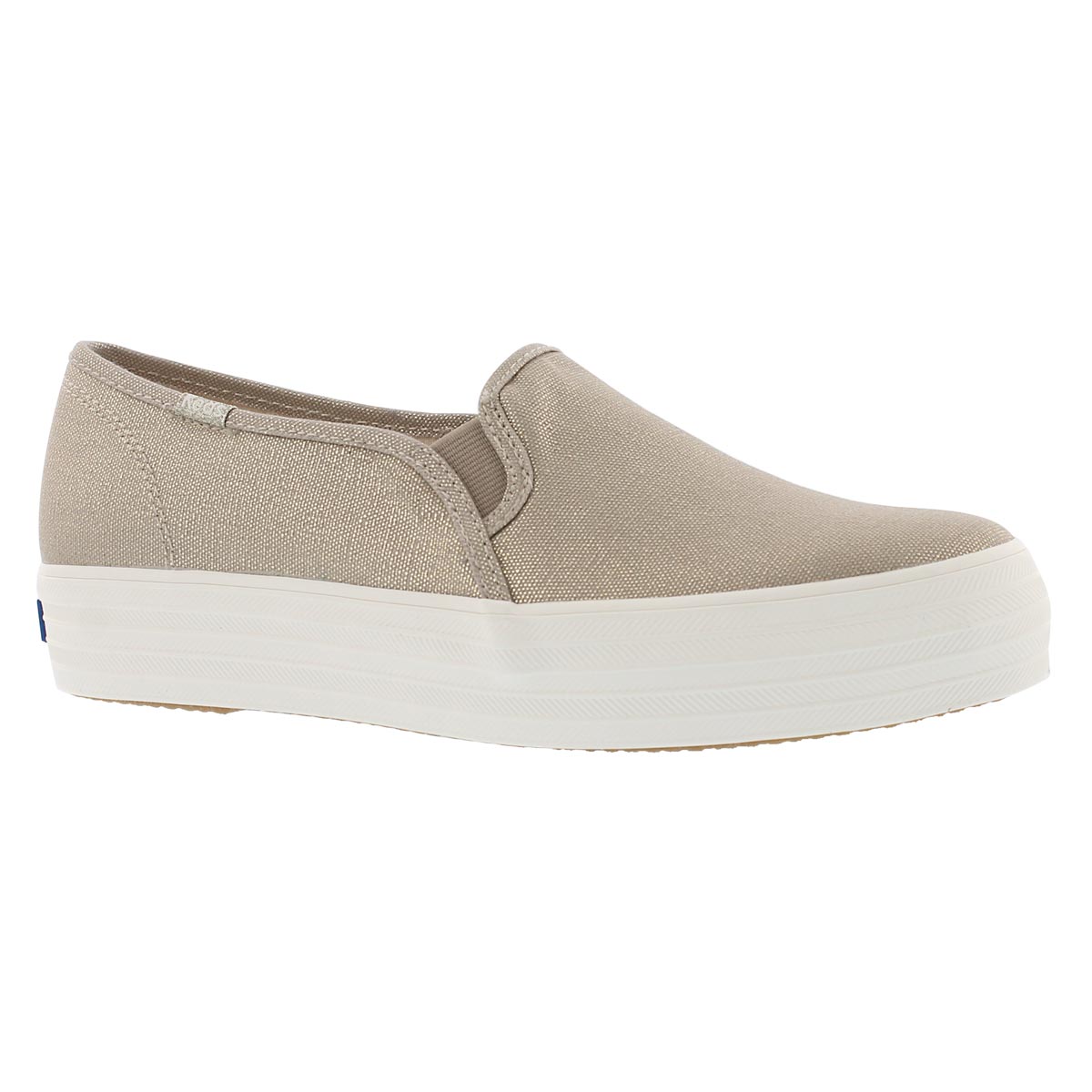 keds triple decker leather slip on