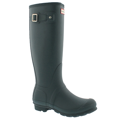 slate grey hunter rain boots