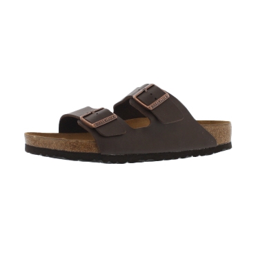 birkenstock 2 strap brown