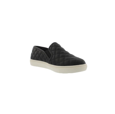 womens black casual slip ons