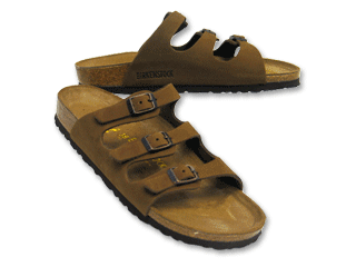 Birkenstock women's Florida cocoa 3 strap sandal in narrow