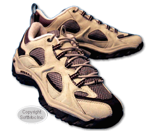 Merrell men's Trail Frog grey & purple shoe