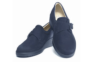 Ecco women's New Choice Monk navy nubuck shoe