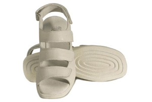 Ecco women's Delight  ice white 3 Strap sandal