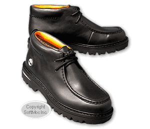 Timberland men's Wallaby Rugged Street black leather boot