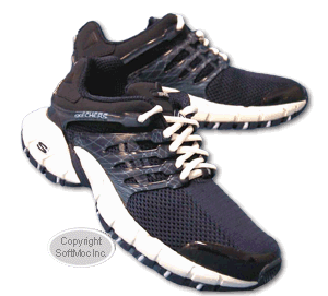 Skechers women's Gators-Trans Maze navy blue sneaker