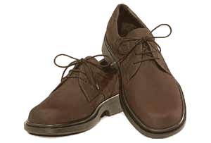 Ecco men's Classic Tie brown plain toe oxford