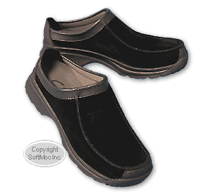 Clarks women's Venus black suede clog