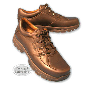 Clarks men's Ascend brown walking shoe in wide width
