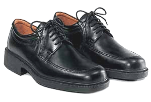 Ecco men's City Walker Heathrow Apron black dress shoe.