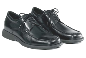 Ecco men's Twist Valentino Apron black dress shoe