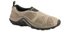 Merrell shoes women's Jungle Moc Ventilator taupe suede shoe