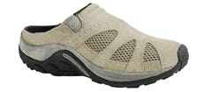 Merrell men's Jungle Slide Ventilator taupe suede clog