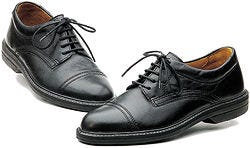Ecco men's City Walker Cap Top black leather dress shoe