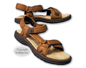 Teva women's Pretty Rugged sable brown leather sandal
