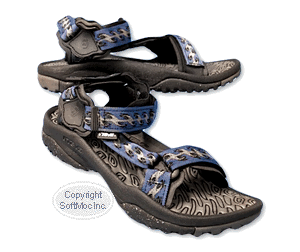 Teva men's Terra-Fi grey and navy sandals