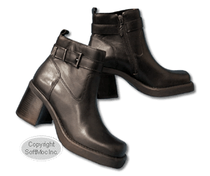 Harley Davidson Womens Contour black dress ankle boot