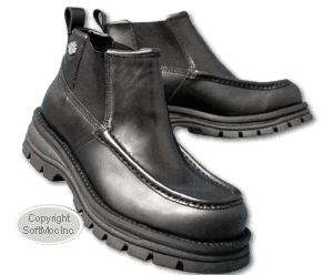mens Harley Davidson boots Stroll black slip on ankle boot