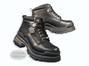 Harley Davidson men's boots Skid Lo black leather boot