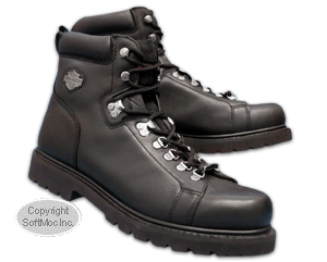 Harley Davidson men's Dipstick black leather boot