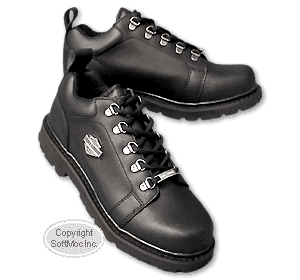 Harley Davidson boots Lo Drive black lace to toe oxford