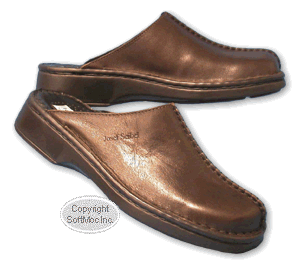 Josef Seibel women's Naomi brown casual clog