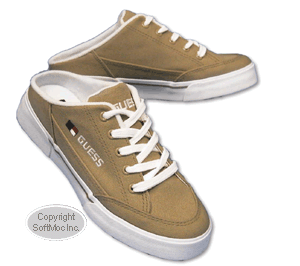 Guess women's American Canvas khaki  clog sneaker
