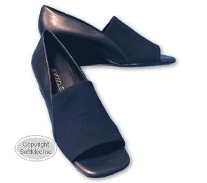 Aerosoles women's Apple Pie navy open toe dress shoe